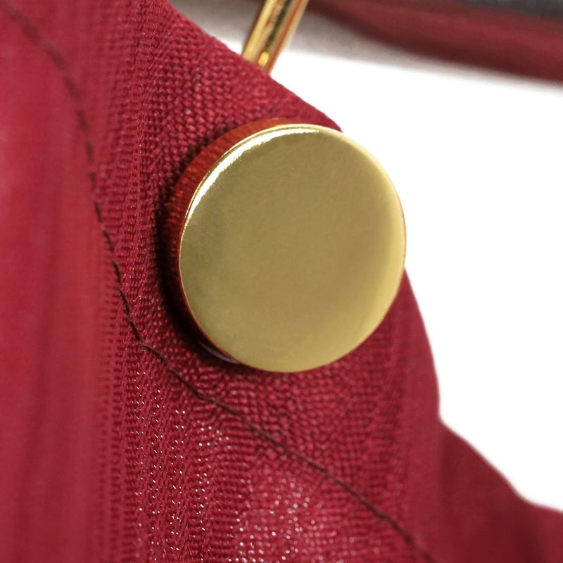 Popkozzi Brass Gold Shower Curtain Hooks: Round Button Design Heavy Metal Shower Curtain Rings for Bathroom - Modern Simple Decorative Shower Curtain Hangers for Shower Rod - Set of 12 - Image 4